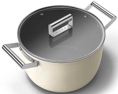 Кастрюли SMEG с антипригарным покрытием Кастрюли SMEG с уникальным антипригарным покрытием