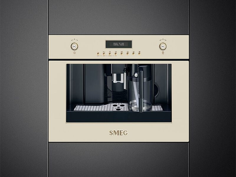 Кофемашины SMEG из дизайнерской линейки Coloniale Съемный контейнер для кофейной гущи
