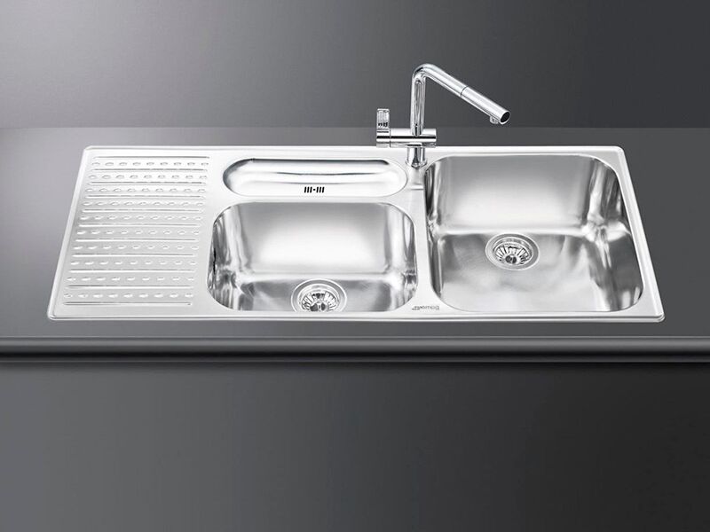 Кухонные мойки SMEG шириной более 100 см Кухонные мойки SMEG шириной более 1 метра