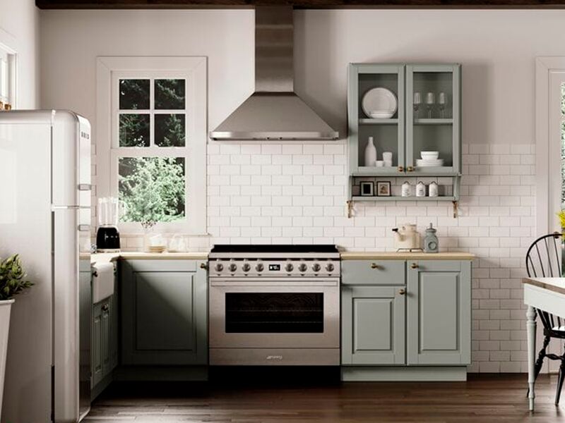 Кухонные вытяжки SMEG из коллекции Portofino Кухонные вытяжки SMEG из серии Portofino
