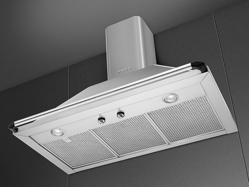 Стильные вытяжки SMEG из серии Victoria Стильные вытяжки SMEG из коллекции Victoria