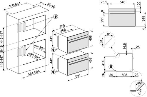 Духовой шкаф Smeg SO4102M1G Духовой шкаф Smeg SO4102M1G