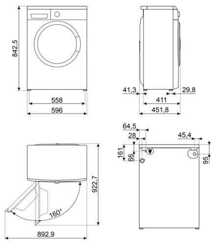 Стиральная машина Smeg WM3T60CRU Стиральная машина Smeg WM3T60CRU