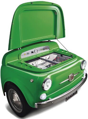 Холодильник Smeg 500 V (FIAT500) зеленый Холодильник Smeg 500 V (FIAT500) зеленый
