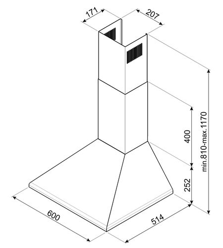 Вытяжка Smeg KSED65PE Вытяжка Smeg KSED65PE