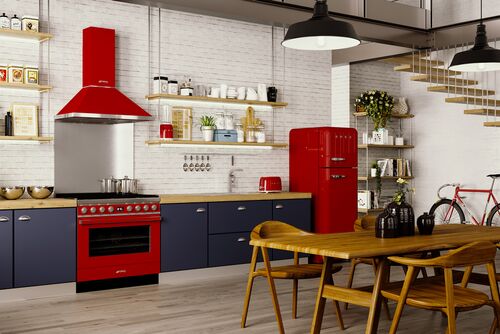 Газовый варочный центр Smeg CPF9GPR Газовый варочный центр Smeg CPF9GPR