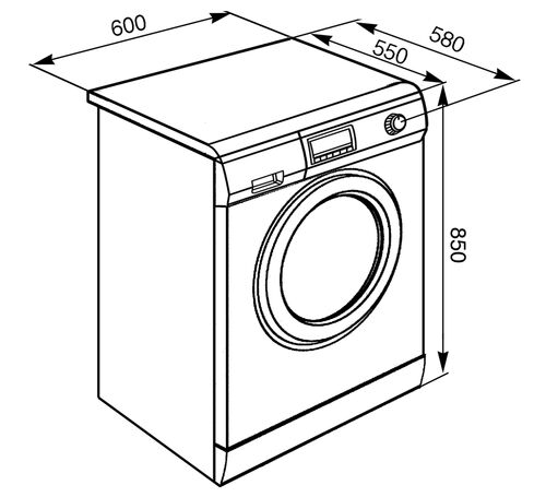 Стиральная машина Smeg SLB147X-2 Стиральная машина Smeg SLB147X-2