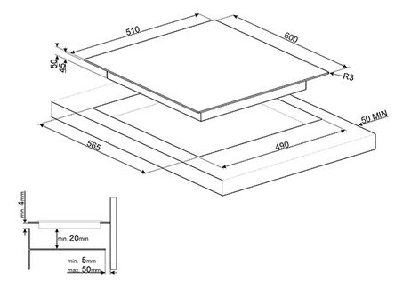 Варочная панель Smeg SE264TD Варочная панель Smeg SE264TD