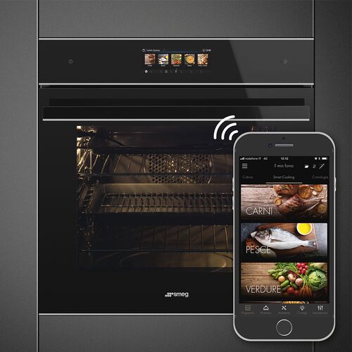 Духовой шкаф Smeg SFP6606WTPNX Духовой шкаф Smeg SFP6606WTPNX