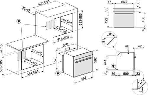Духовой шкаф Smeg SO6604S4PNR Духовой шкаф Smeg SO6604S4PNR
