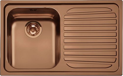 Мойка Smeg SP791DRA Нержавеющая сталь с PVD-покрытием, цвет медный Мойка Smeg SP791DRA Нержавеющая сталь с PVD-покрытием, цвет медный