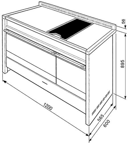 Плита Smeg A3-81 Плита Smeg A3-81