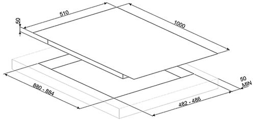 Варочная панель Smeg PVL6106CN Варочная панель Smeg PVL6106CN