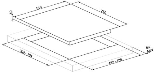 Варочная панель Smeg PVL675LCN Варочная панель Smeg PVL675LCN