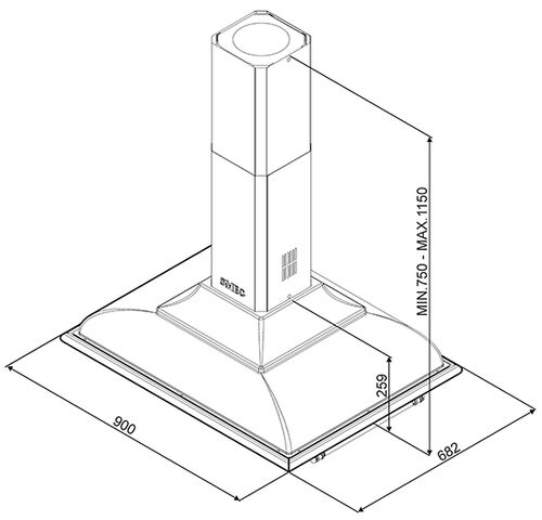 Вытяжка Smeg KCI19POE Вытяжка Smeg KCI19POE