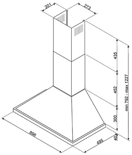Вытяжка Smeg KPF9OR Вытяжка Smeg KPF9OR