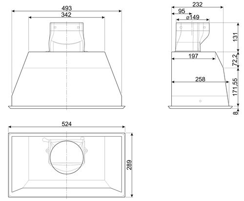 Вытяжка Smeg KSEG5XSA Вытяжка Smeg KSEG5XSA