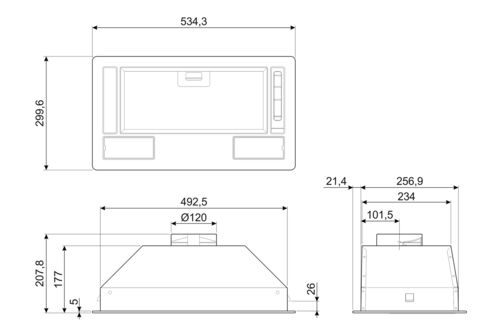 Вытяжка Smeg KSG52HE Вытяжка Smeg KSG52HE