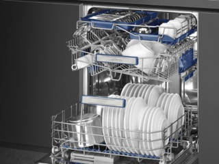 Конденсационная сушка посуды в посудомоечных машинах Smeg