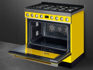Серия газовых и индукционных варочных центров Smeg Portofino