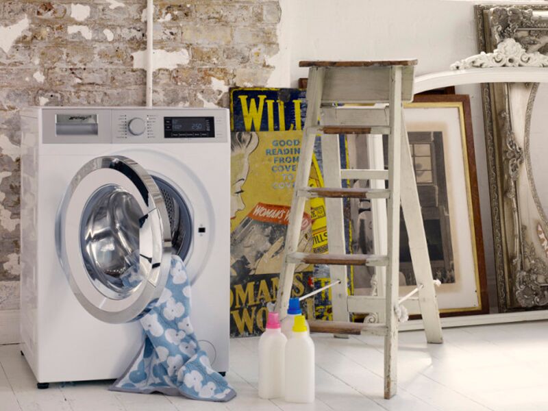 Устройство лотка стиральной машины SMEG