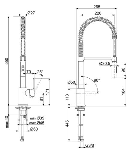Смеситель Smeg MID5CR