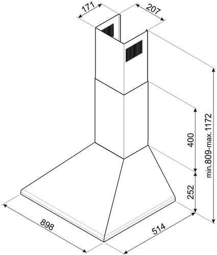 Вытяжка Smeg KSED95COA